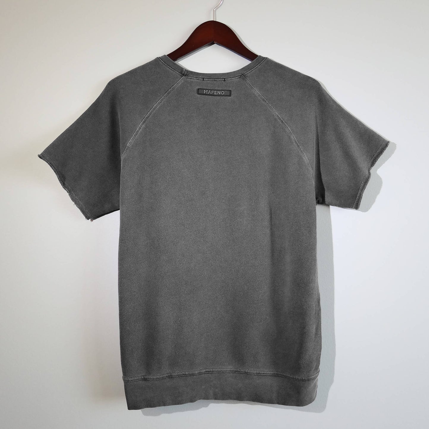 100% organic cotton revival sweatshirt tee graphite - back