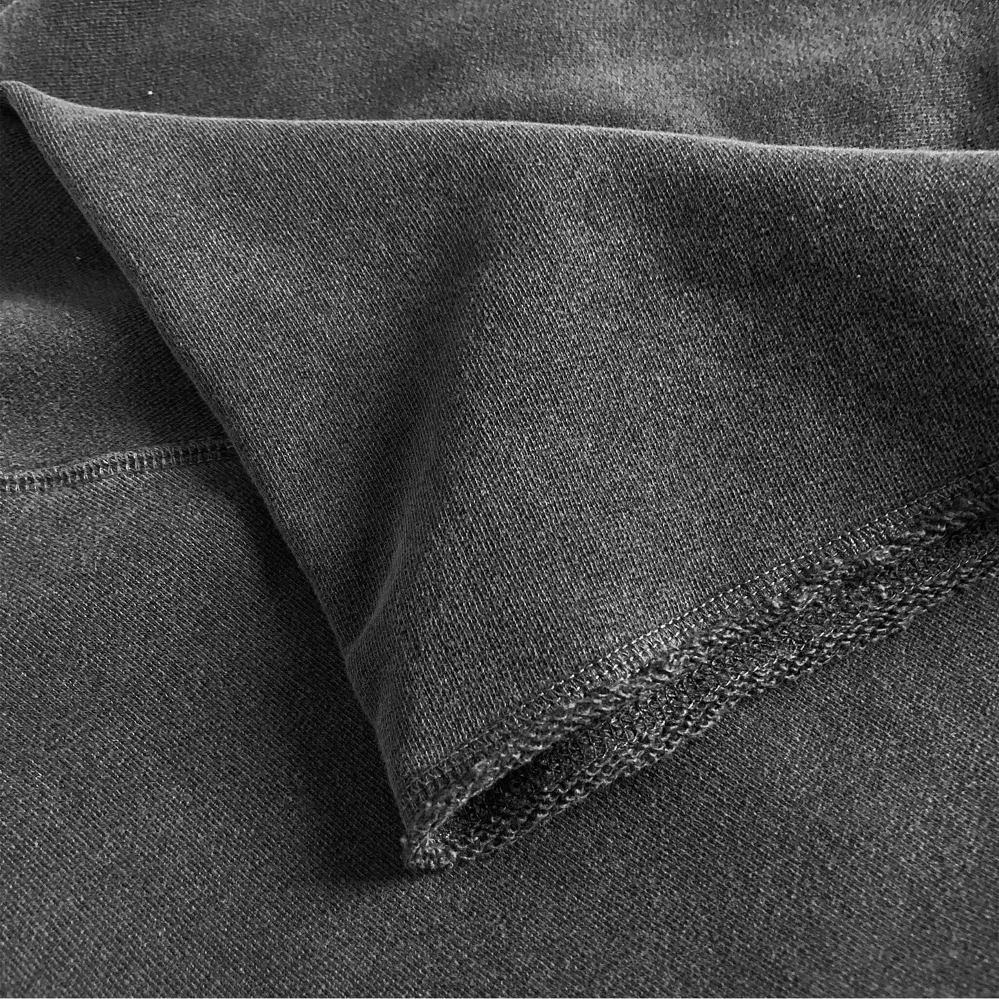 100% organic cotton revival sweatshirt tee graphite - detail